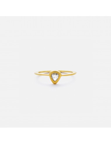 Arcadia with Rose Cut Diamond, Small, 19K Gold offre 