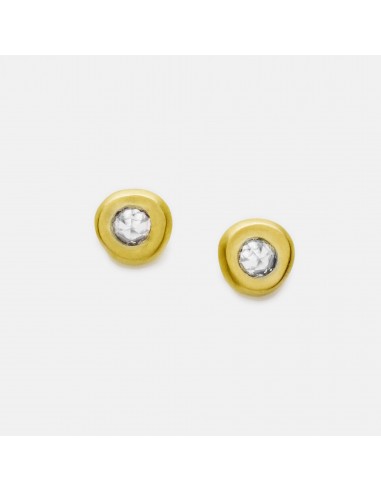 Isabel Studs, with Rose cut Diamonds, 19K Gold paiement sécurisé