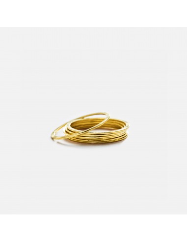 Wafer Band, 19K Gold en linge