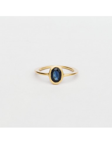 Elysian with Sapphire, Large, 19K Gold Véritable concentré