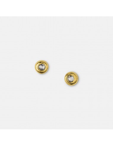 Poppy Studs, with Diamonds, 19K Gold Livraison rapide